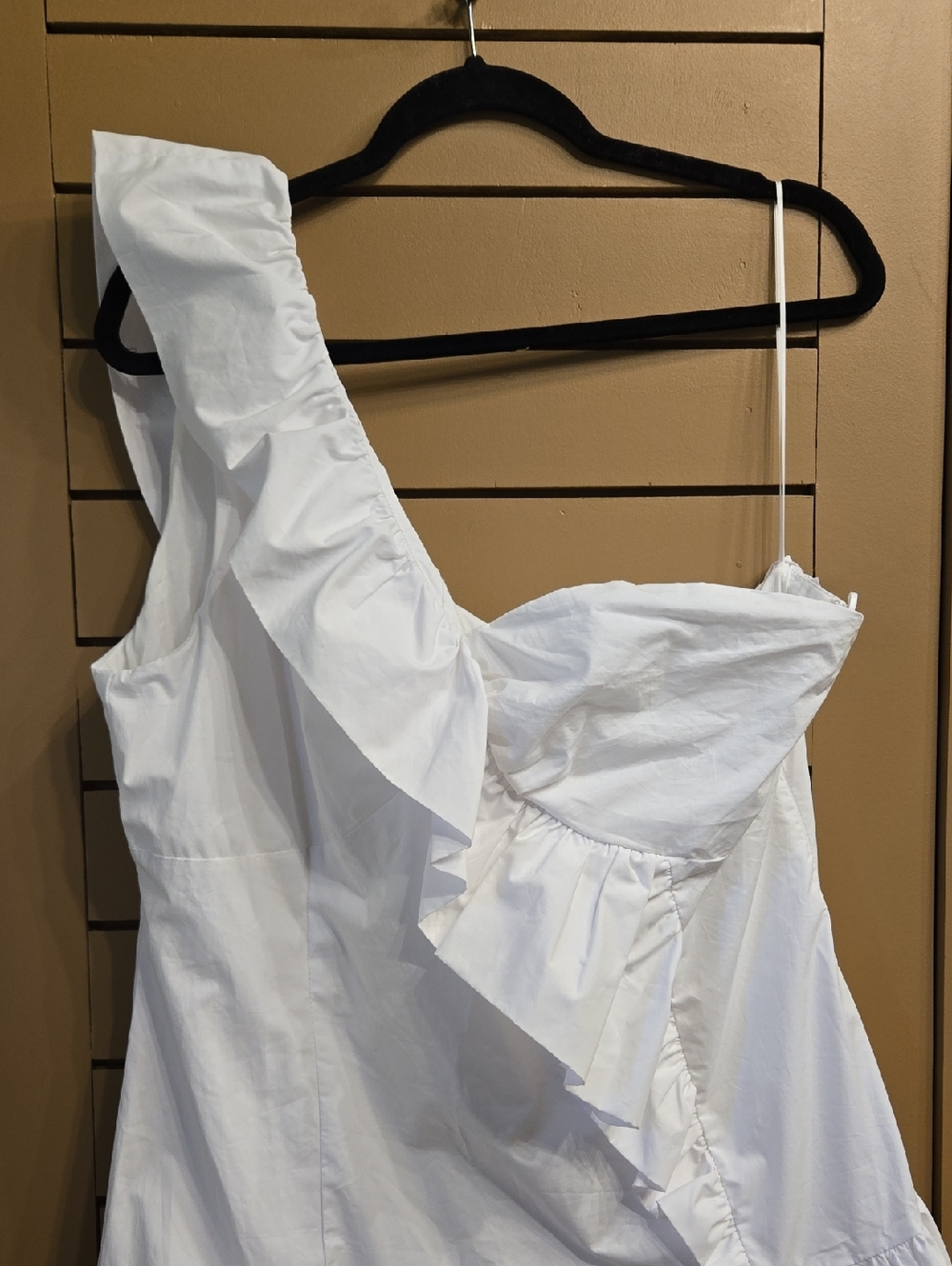 Astr The Label One Shoulder Ruffle Mini Dress Size XL - Picture 5 of 9